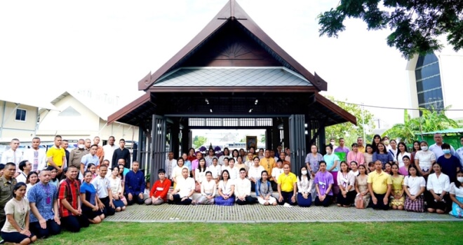 ปลัดกระทรวงวัฒนธรรม เป็นประธานพิธีเจริญพระพุทธมนต์ และเจริญจิตตภาวนา