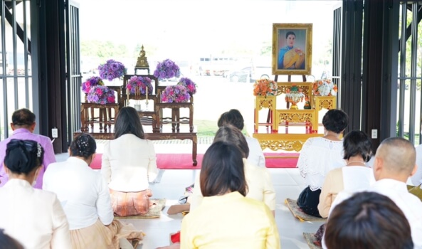 ปลัดกระทรวงวัฒนธรรม เป็นประธานพิธีเจริญพระพุทธมนต์ และเจริญจิตตภาวนา