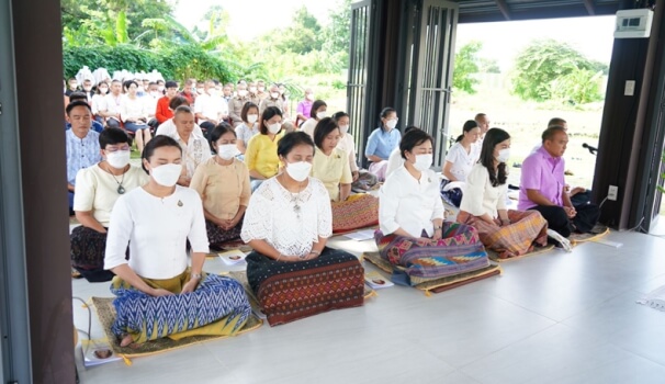 ปลัดกระทรวงวัฒนธรรม เป็นประธานพิธีเจริญพระพุทธมนต์ และเจริญจิตตภาวนา