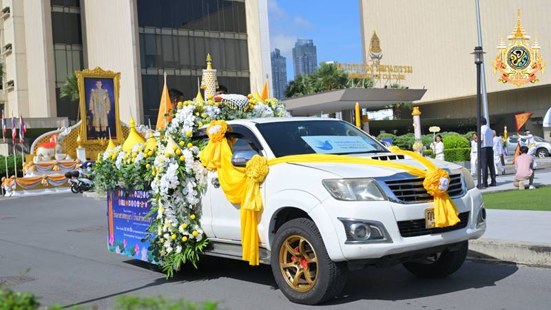 จัดพิธีเจริญพระพุทธมนต์หล่อเทียนพรรษา พิธีปล่อยขบวนรถเทียนพรรษา พุทธศักราช 2567 