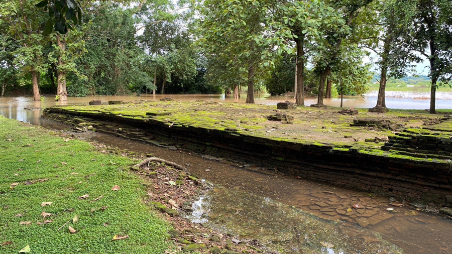 The Ministry of Culture is concerned about the flooding situation at the ancient sites of Nan, Phayao, Chiang Rai.